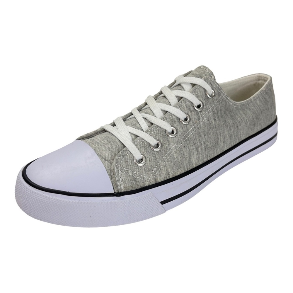 Dept 222 Womens 8.5 M Heather Gray Maxy Canvas Low Top Sneaker